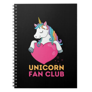 Caderno Espiral Unicorn Fan Club