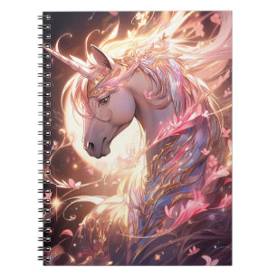 Caderno Espiral Unicorn Fantasy Art