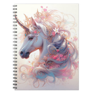 Caderno Espiral Unicorn Fantasy Art