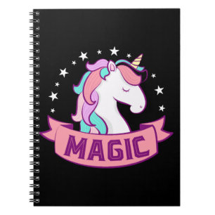 CADERNO ESPIRAL UNICORN MAGIC