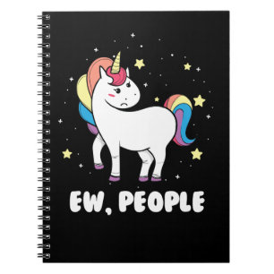 Caderno Espiral Unicorn Pony Ew Pessoas Unicorn Introduziu Sar Eng