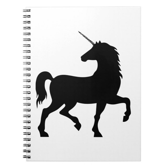 Caderno Espiral Unicorn Silhouette (Frente)