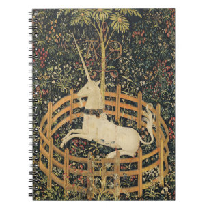 Caderno Espiral Unicorn Tapestries Tapeçaria Clássica