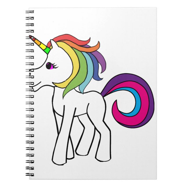 Caderno Espiral Unicórnio (Frente)