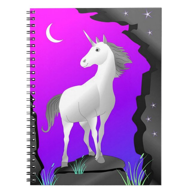 Caderno Espiral Unicórnio (Frente)