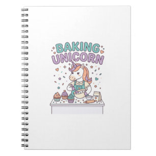 Caderno Espiral Unicórnio Assando Unicórnio Produto Gráfico Tendên