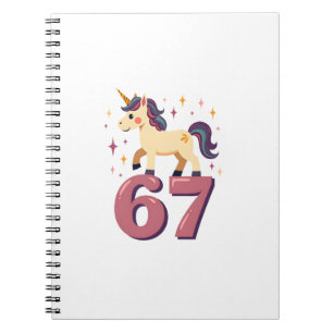 Caderno Espiral Unicórnio Dabbing Vintage 67 Vetor Aniversário Arc