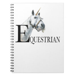 Caderno Espiral unicórnio equestre