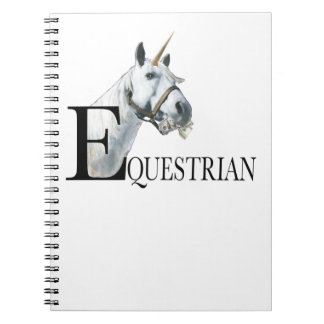 Caderno Espiral unicórnio equestre
