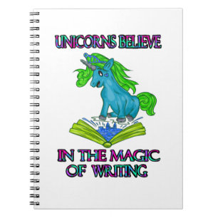 Caderno Espiral Unicórnios Acreditam Em Magia