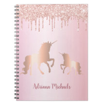 Unicórnios cor-de-rosa-rosa - nome brilhante