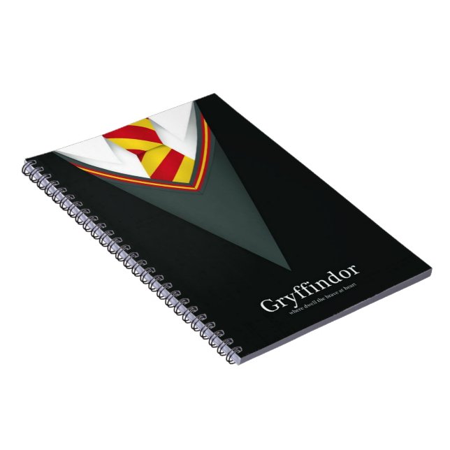 Caderno Espiral Uniforme Gryffindor (Lado Direito)