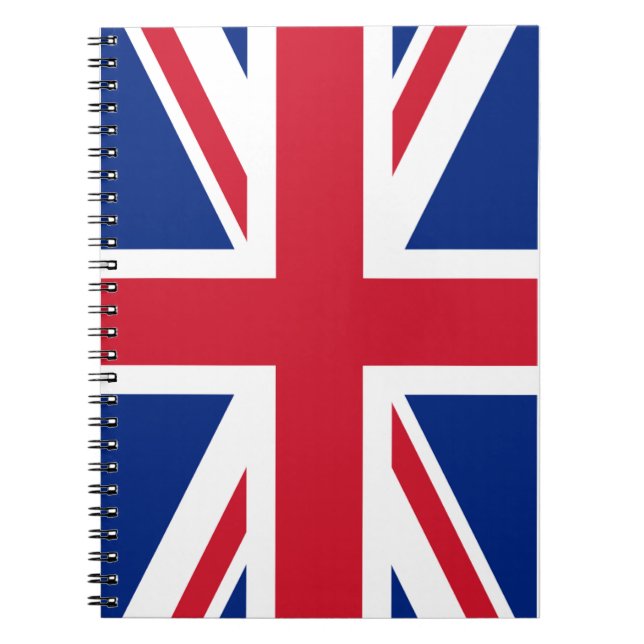 Caderno Espiral Union Jack ~ British Flag (Frente)
