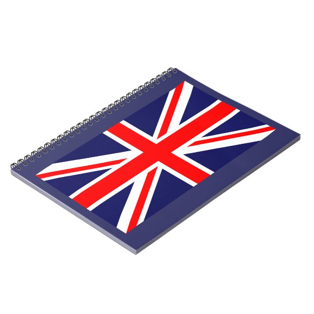 Caderno Espiral Union Jack clássico (Left Side)