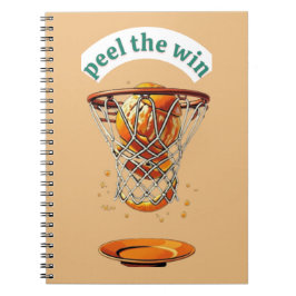 Caderno Espiral Unique basketball lover gifts peel the win