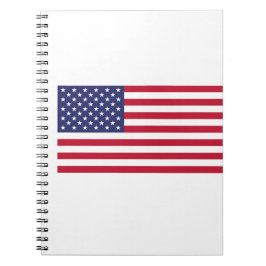 Caderno Espiral United States of America Flag