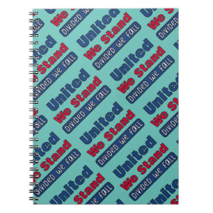 Caderno Espiral United We Stand