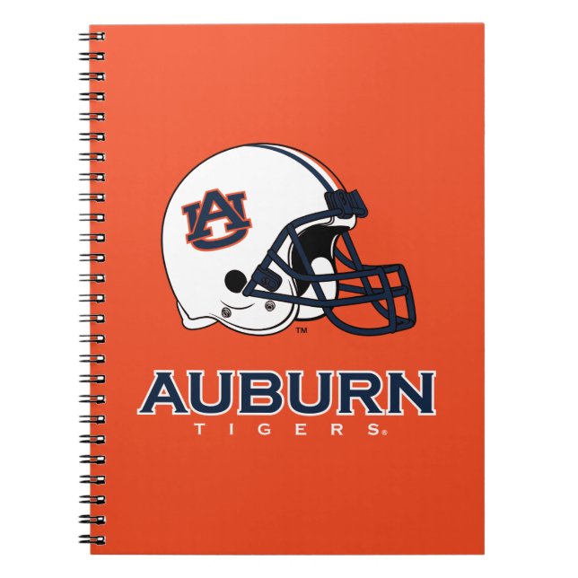 Caderno Espiral Universidade Auburn | Auburn Futebol (Frente)