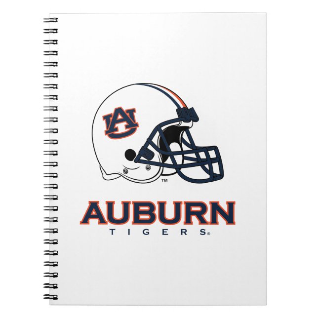 Caderno Espiral Universidade Auburn | Auburn Futebol (Frente)