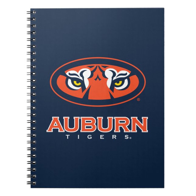Caderno Espiral Universidade Auburn | Auburn Tigers (Frente)