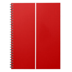 Caderno Espiral Universidade PERSONALIZADA Red & White