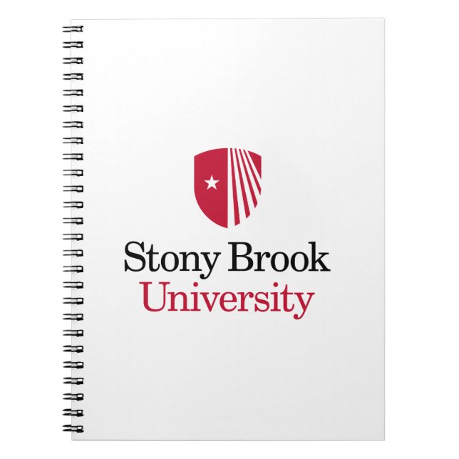 Caderno Espiral Universidade Stony Brook | Marca nominativa (Frente)