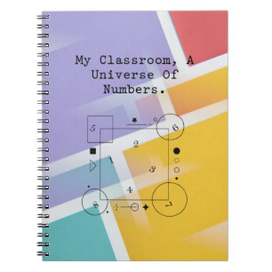 Caderno Espiral Universo de Números da Sala de Aula Mundo da Mat
