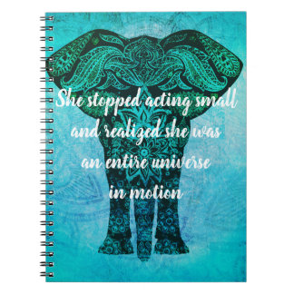 Caderno Espiral Universo no movimento