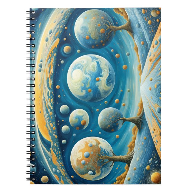 Caderno Espiral Universos paralelos (Frente)