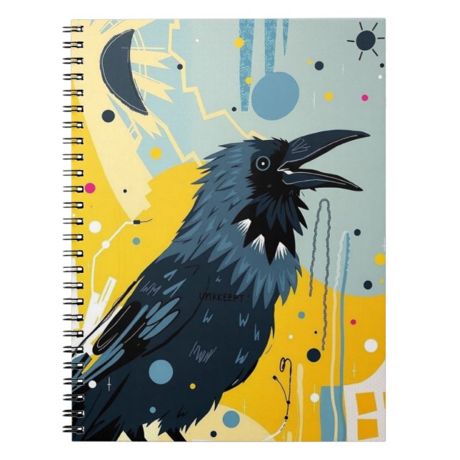Caderno Espiral Unkempt Crow (Frente)