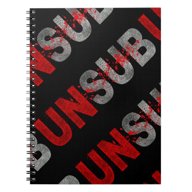 CADERNO ESPIRAL UNSUB (Frente)