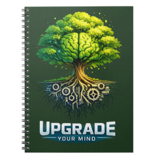 Caderno Espiral Upgrade Your Mind Design
