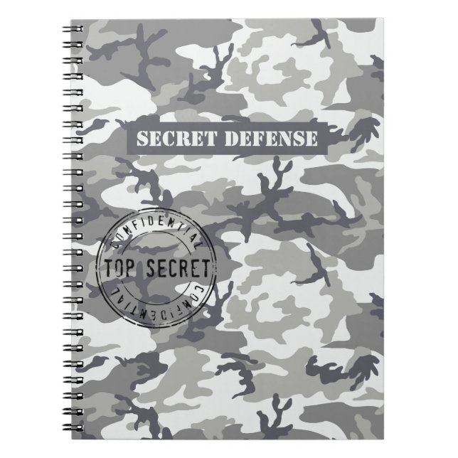 Caderno Espiral Urban Camo (Frente)