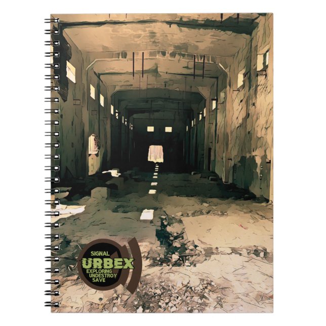 Caderno Espiral Urbex (Frente)