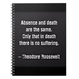 Caderno Espiral Ursinho Roosevelt - Ausência E Morte