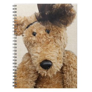 Caderno Espiral Urso Castanho Bonito