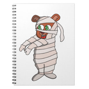 Caderno Espiral Urso da múmia