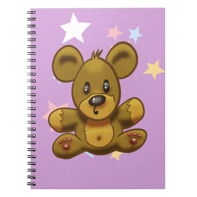 Caderno Espiral Urso de Corda (Frente)