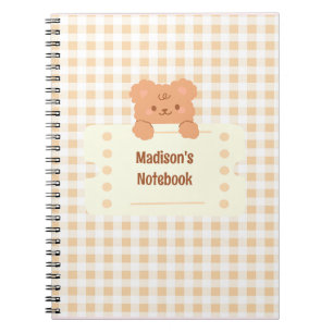 Caderno Espiral Urso de Teddy
