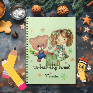 Caderno Espiral Urso de Teddy Insuportavelmente Doce