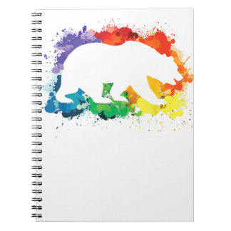 Caderno Espiral Urso Gay de Pintura LGBT