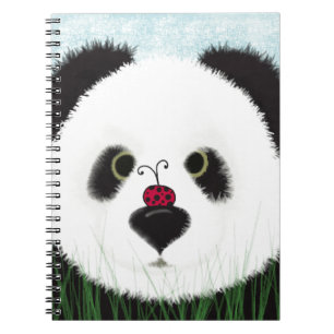 Caderno Espiral Urso Panda Adorável