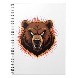 Caderno Espiral Urso Poderoso – Força Bruta da Natureza
