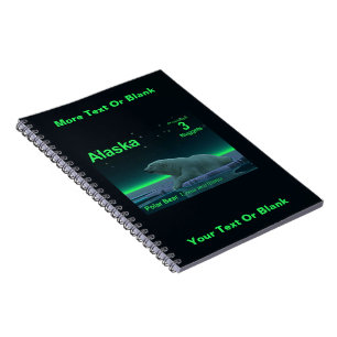 Caderno Espiral Urso Polar Fila de Gelo