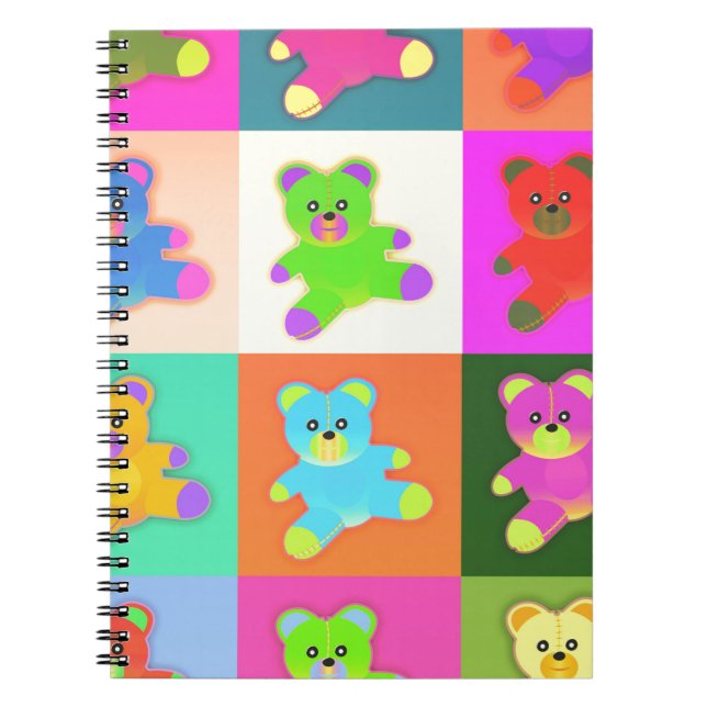 Caderno Espiral ursos peludos (Frente)