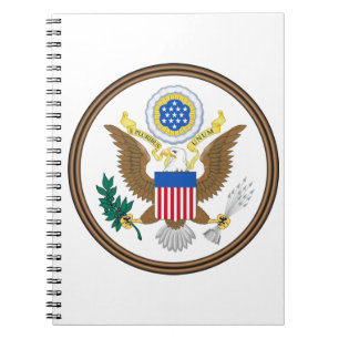 Caderno Espiral usa great seal