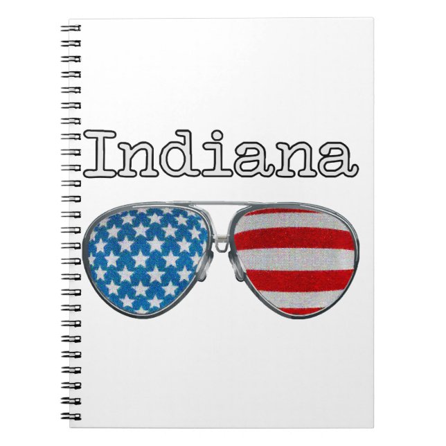 CADERNO ESPIRAL USA PILOTO VIDRO INDIANA (Frente)