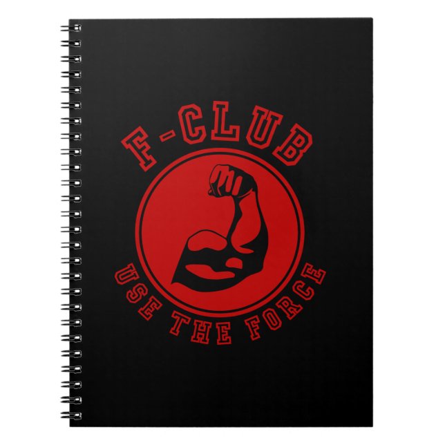 Caderno Espiral Use a força (Frente)