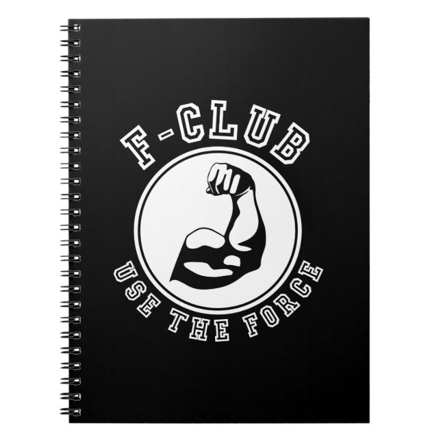 Caderno Espiral Use a força (Frente)