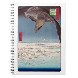 Caderno Espiral Utagawa Hiroshige - Fukagawa Susaki e Jumantsubo